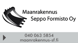 Maanrakennus Seppo Formisto Oy logo